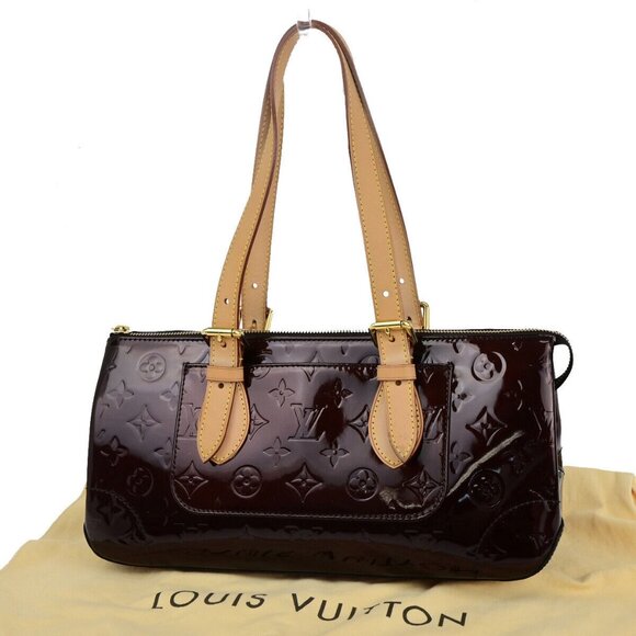 LOUIS VUITTON Rosewood Avenue Shoulder Bag Monogram Vernis AE - Picture 1 of 16